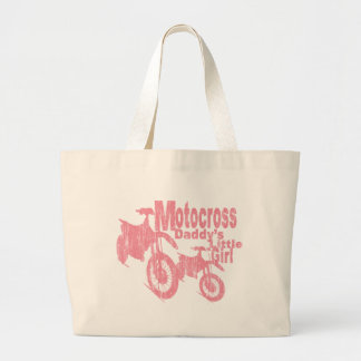 Motocross Daddys Mädchen Jumbo Stoffbeutel