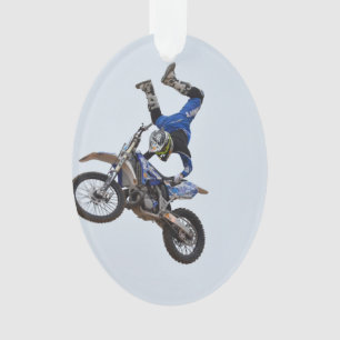 Motocross, der hoch fliegt ornament