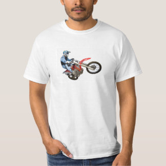 Motocross, der T - Shirt läuft