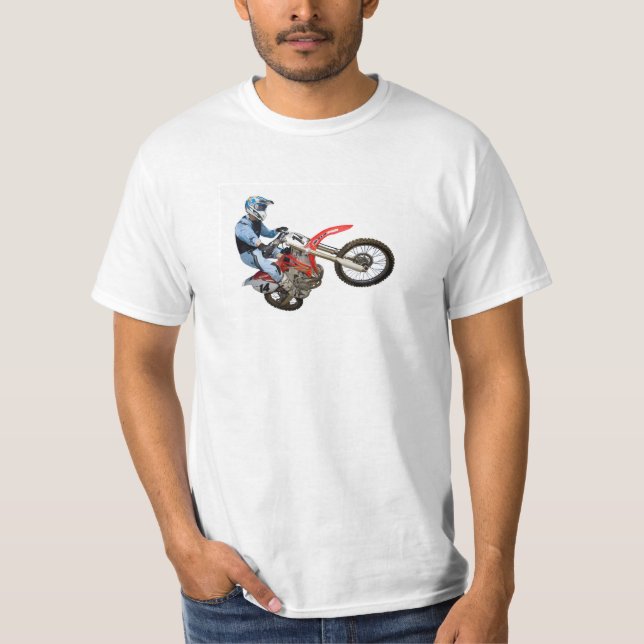 Motocross, der T - Shirt läuft (Vorderseite)