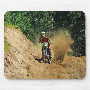 Motocross Dirt-Bike Champion Race Mousepad