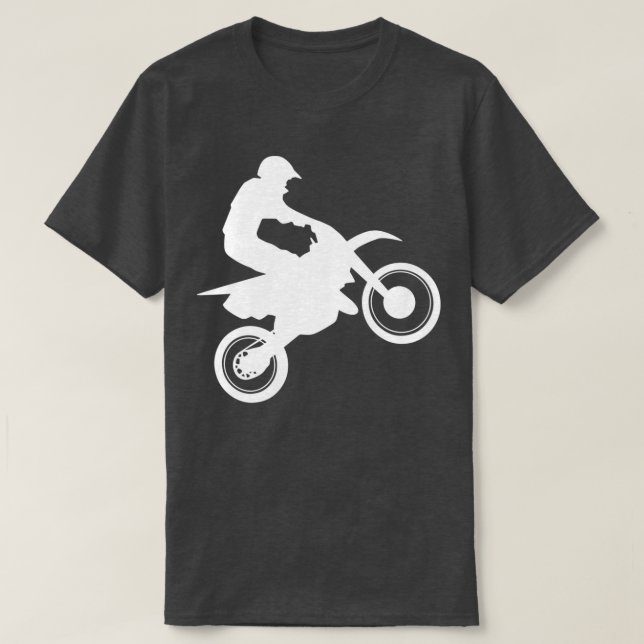 Motocross Dirt Bike Offroad Motorrad Rennen T-Shirt (Design vorne)