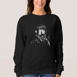 Motocross Dirt Bike Sprichwort Enduro Motorrad Sweatshirt
