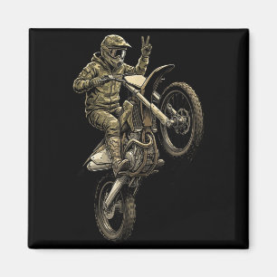 Motocross-Dirtbike-Rennens Camouflage Offroad-Fahr Magnet