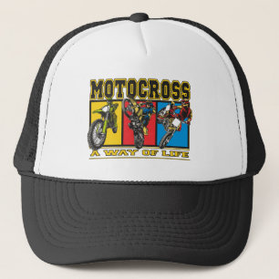 Motocross eine Lebensart Truckerkappe
