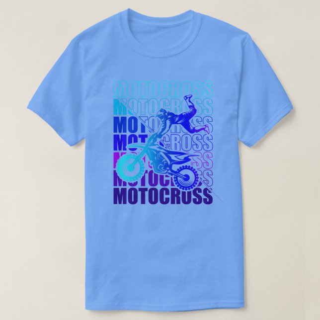 Motocross Enduro Motorbike Freestyle Extreme Sport T-Shirt (Design vorne)