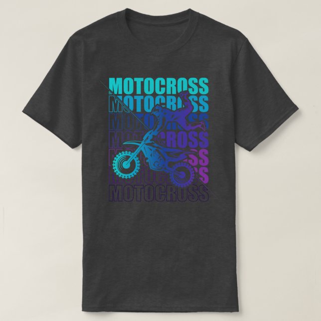 Motocross Enduro Motorbike Freestyle Extreme Sport T-Shirt (Design vorne)