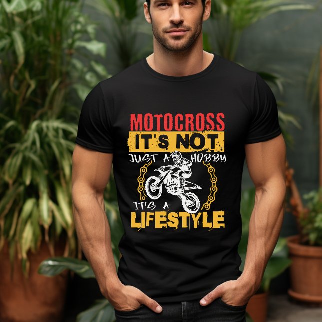 Motocross Es ist kein Hobby. Es ist Lifestyle-T -  T-Shirt (Von Creator hochgeladen)