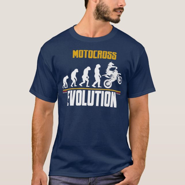 Motocross-Evolution Premium T-Shirt (Vorderseite)