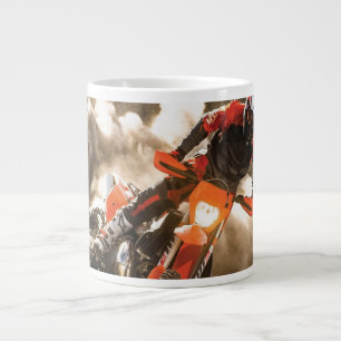 Motocross-Fahrer Jumbo-Tasse