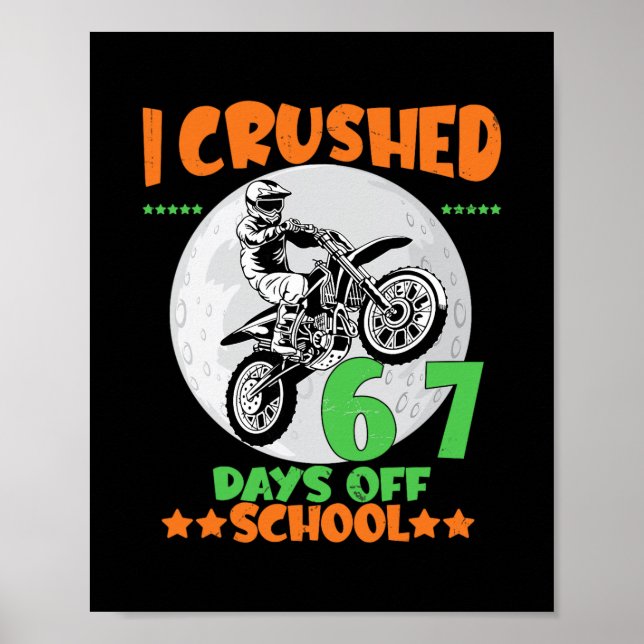 Motocross-Fahrer überfuhr 67 Tage lang Schüler  Poster (Vorne)