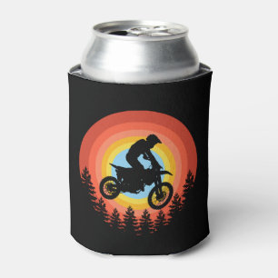 MOTOCROSS-FAHRER VINTAGE SONNENUNTERGANG DOSENKÜHLER