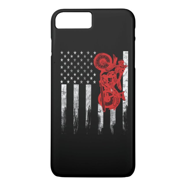 Motocross-Flagge Case-Mate iPhone Hülle (Rückseite)