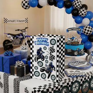 Motocross-Geburtstagsrennen Mittlere Geschenktüte