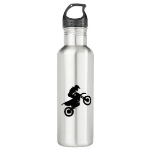 Motocross High Wheelie Edelstahlflasche