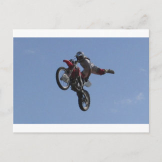 Motocross Jump Postkarte