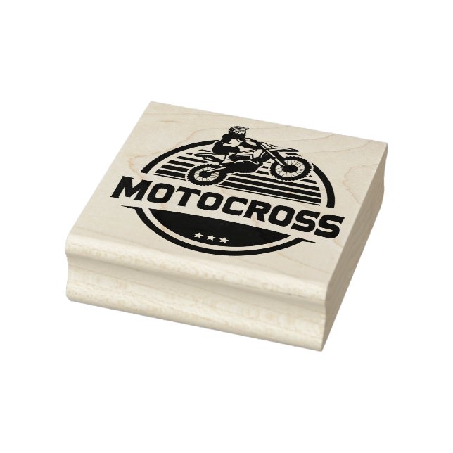 Motocross-Kautschuk-Briefmarke Gummistempel (Stempel)