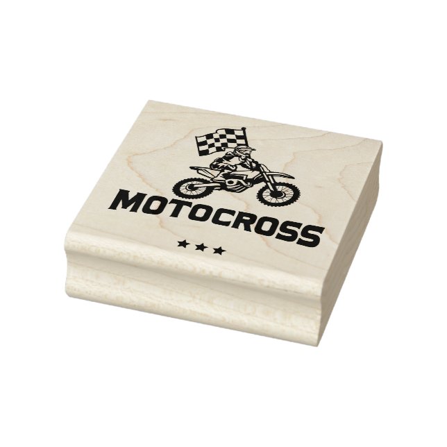 Motocross-Kautschuk-Briefmarke Gummistempel (Stempel)