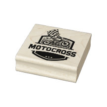 Motocross-Kautschuk-Briefmarke
