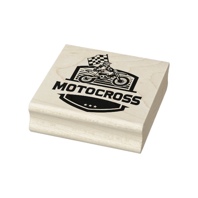 Motocross-Kautschuk-Briefmarke Gummistempel (Stempel)