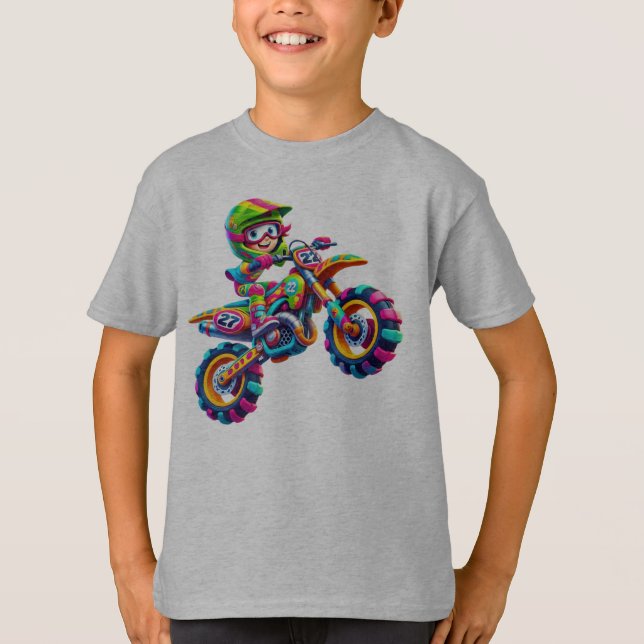 Motocross Kid T-Shirt (Vorderseite)
