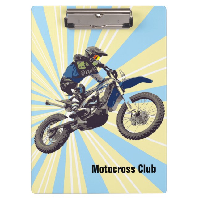 Motocross Klemmbrett (Vorderseite)