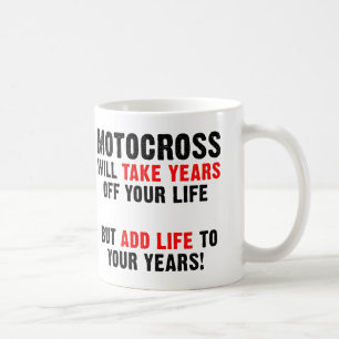 Motocross Leben Für Deine Jahre Dirt Bike Lustiger Tasse