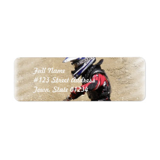 Motocross Mailing Labels