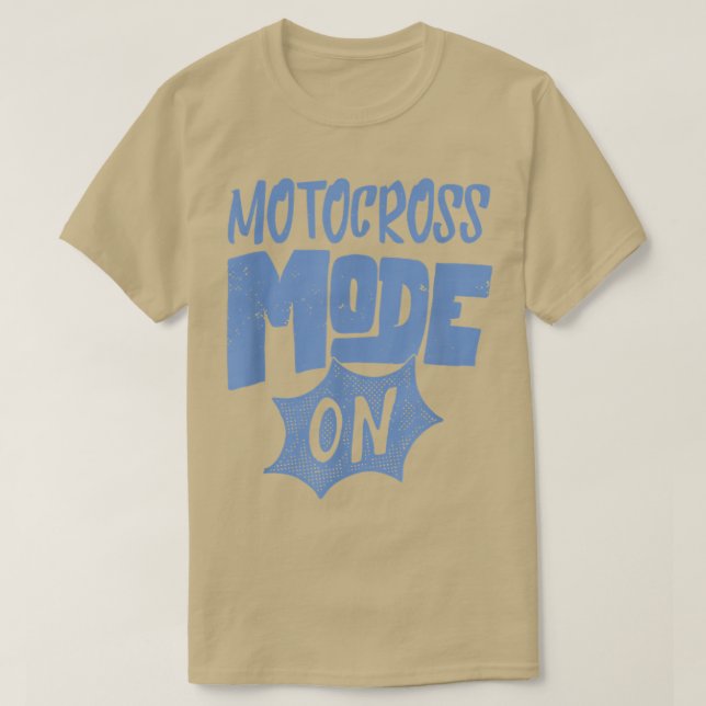 Motocross-Modus auf dem lustigen Motocross-Biker T-Shirt (Design vorne)