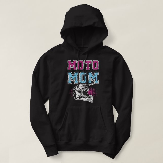 Motocross Moto Mama MX Dirtbike Hoodie (Design vorne)