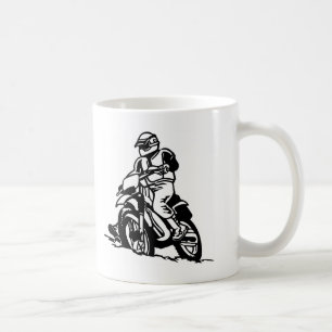 Motocross-Motorrad Kaffeetasse