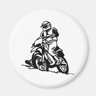 Motocross-Motorrad Magnet