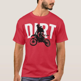 Motocross Motorrad Pop Art Dirt T-Shirt