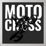 Motocross Motorrad Pop Art Poster<br><div class="desc">Motocross Pop Art Image</div>