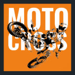 Motocross Motorrad Pop Art Poster<br><div class="desc">Motocross Pop Art Image</div>