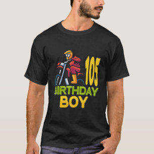 Motocross Mx 105Geburtstagsparty Dirt Bike 101 Ye T-Shirt