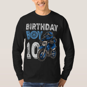 Motocross MX 10. Geschenk 10 Jahre alt Dirt Bike G T-Shirt