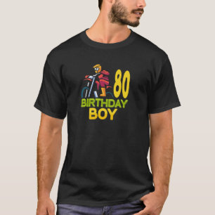 Motocross MX 80. Geburtstagsparty Dirt Bike 80 Jah T-Shirt