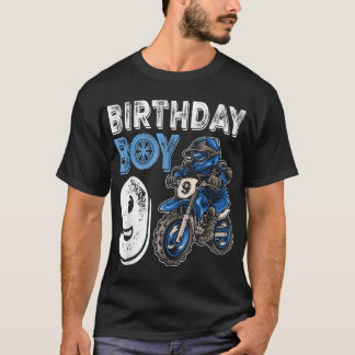 Motocross MX 9. Geschenk 9 Jahre Altes Dirt Bike B T-Shirt
