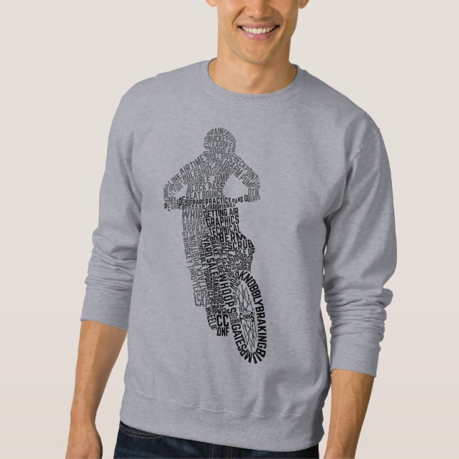 Motocross Off Road Motorrad Sweatshirt (Vorderseite)