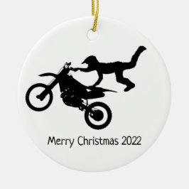 Motocross-Ornament Keramik Ornament