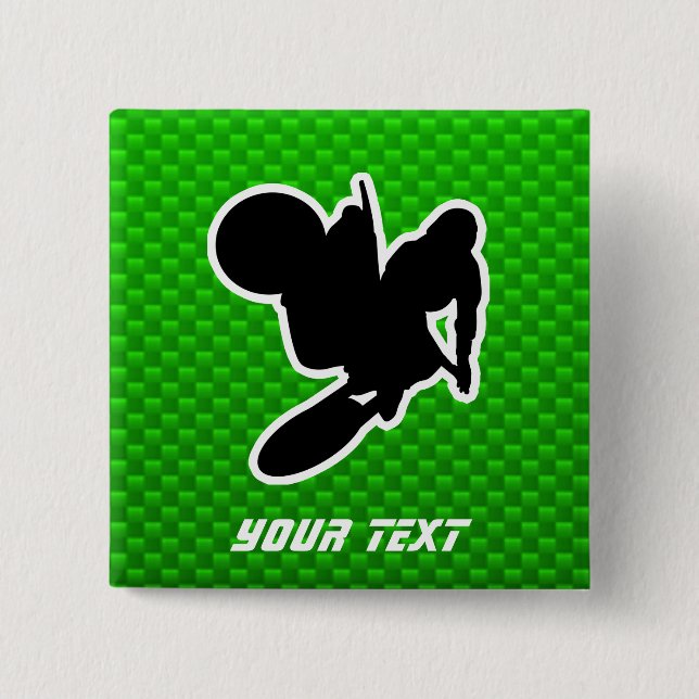 Motocross-Peitsche Button (Vorderseite)