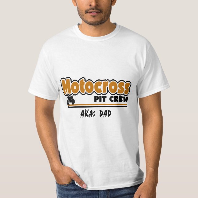 Motocross-Pit-Crew T-Shirt (Vorderseite)