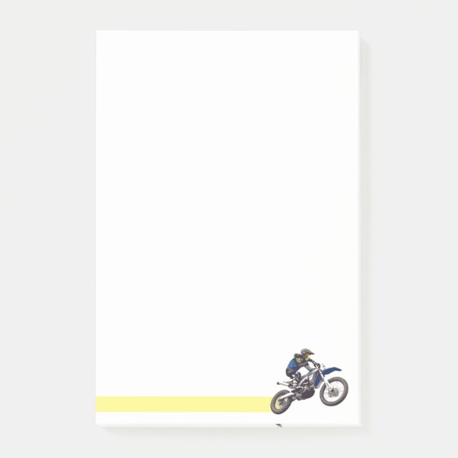 Motocross Post-it Klebezettel (Vorderseite)