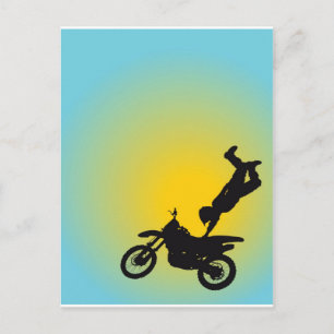 Motocross Postkarte