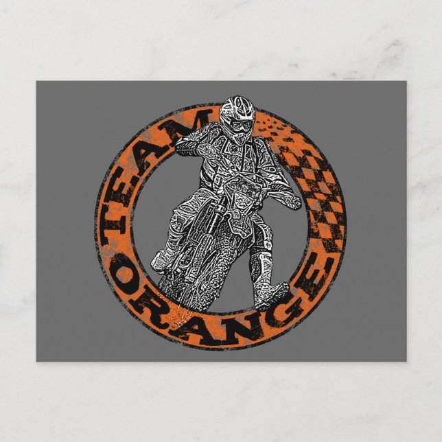 Motocross Postkarte (Vorderseite)