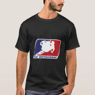 Motocross Pro für Blaues Rotes Rotes Rad T T-Shirt