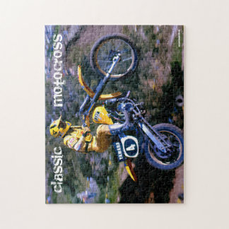 Motocross-Puzzlespiel - klassischer Motocross Puzzle