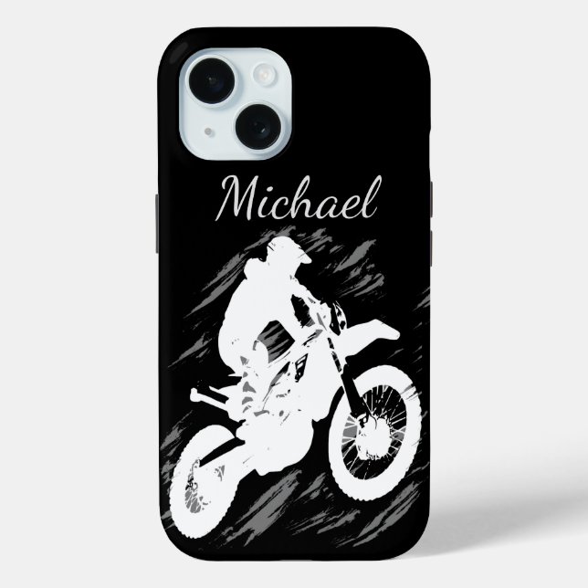Motocross Quote Sport Motorrad Racing individuell  Case-Mate iPhone Hülle (Rückseite)