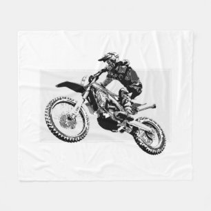 Motocross Racer Design Fleecedecke